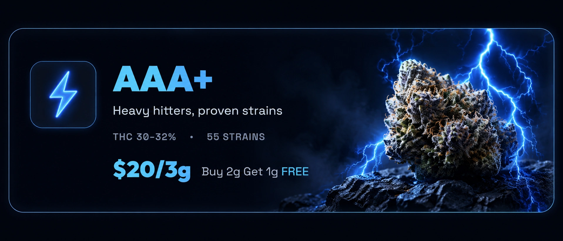 AAA+ cannabis flower