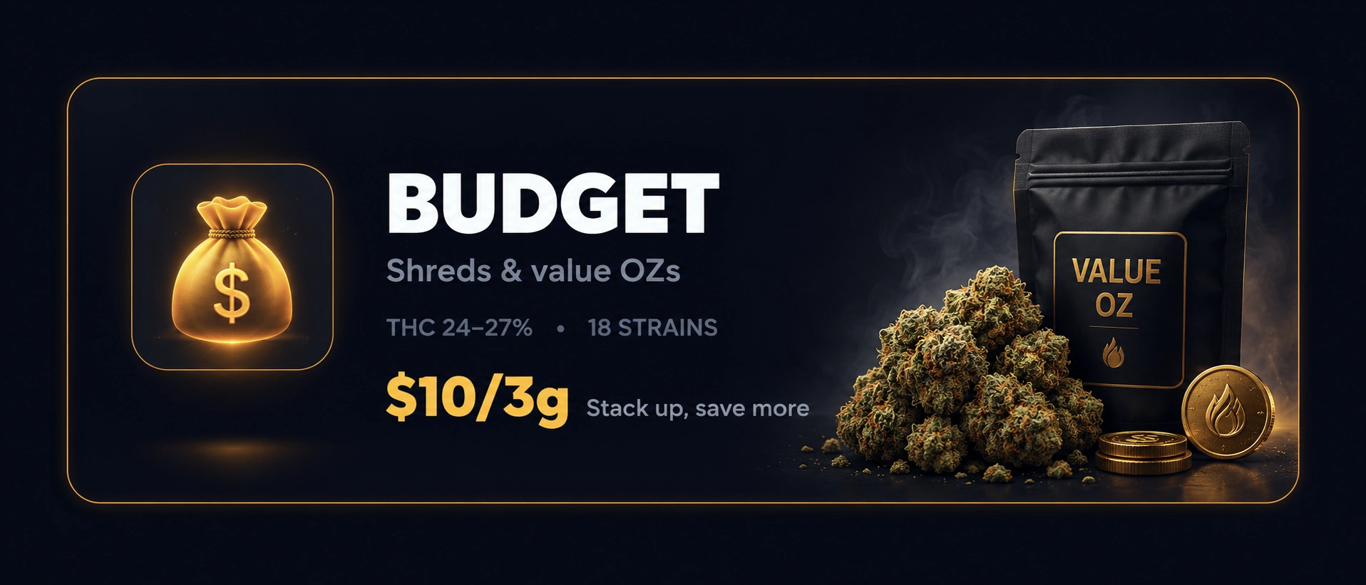BUDGET cannabis flower